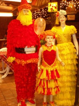 Cabbages and Condoms - Christmas outfits with an AIDS awareness theme