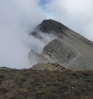 Mount Meru summit ridge
